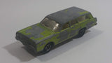 Vintage 1971 Lesney Products Matchbox Superfast No. 55 & No. 73 Mercury Commuter Station Wagon Lime Green Die Cast Toy Car Vehicle