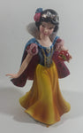 Disney Enesco Showcase Coutre de Force Snow White Holding an Apple 8" Tall Heavy Resin Figurine