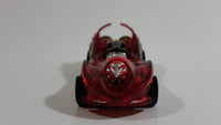 2001 Hot Wheels Power Rocket Clear Red Die Cast Toy Fantasy Race Car Vehicle