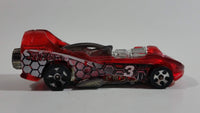 2001 Hot Wheels Power Rocket Clear Red Die Cast Toy Fantasy Race Car Vehicle