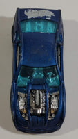 2002 Hot Wheels First Editions Overbored 454 Metalflake Dark Blue Die Cast Toy Car Vehicle