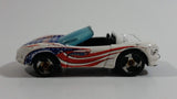 2002 Hot Wheels Sting Ray III White Die Cast Toy Car Vehicle