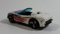 2002 Hot Wheels Sting Ray III White Die Cast Toy Car Vehicle