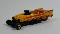 2003 Hot Wheels Tiki Blasters '57 Roadster Yellow Orange Die Cast Toy Car Vehicle