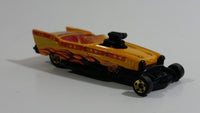 2003 Hot Wheels Tiki Blasters '57 Roadster Yellow Orange Die Cast Toy Car Vehicle