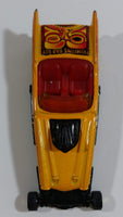 2003 Hot Wheels Tiki Blasters '57 Roadster Yellow Orange Die Cast Toy Car Vehicle