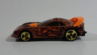 2003 Hot Wheels Flamin' Hot Wheels Callaway C7 Metalflake Copper Die Cast Toy Car Vehicle