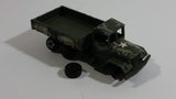 Vintage Zylmex T433 MASH-7 8A-43 USA 8804 Cargo Truck Army Camouflage Green Die Cast Toy Car Vehicle - Wheel Broken Off