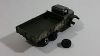 Vintage Zylmex T433 MASH-7 8A-43 USA 8804 Cargo Truck Army Camouflage Green Die Cast Toy Car Vehicle - Wheel Broken Off