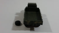 Vintage Zylmex T433 MASH-7 8A-43 USA 8804 Cargo Truck Army Camouflage Green Die Cast Toy Car Vehicle - Wheel Broken Off