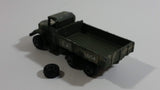 Vintage Zylmex T433 MASH-7 8A-43 USA 8804 Cargo Truck Army Camouflage Green Die Cast Toy Car Vehicle - Wheel Broken Off