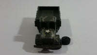 Vintage Zylmex T433 MASH-7 8A-43 USA 8804 Cargo Truck Army Camouflage Green Die Cast Toy Car Vehicle - Wheel Broken Off