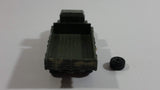 Vintage Zylmex T433 MASH-7 8A-43 USA 8804 Cargo Truck Army Camouflage Green Die Cast Toy Car Vehicle - Wheel Broken Off