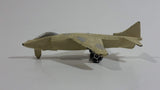 Unknown Brand Military Fighter Jet Light Brown Die Cast Toy Airplane Vehicle