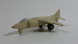 Unknown Brand Military Fighter Jet Light Brown Die Cast Toy Airplane Vehicle