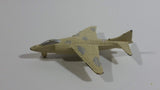 Unknown Brand Military Fighter Jet Light Brown Die Cast Toy Airplane Vehicle