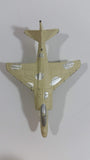 Unknown Brand Military Fighter Jet Light Brown Die Cast Toy Airplane Vehicle