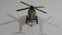 Unknown Brand Military Helicopter Brown Die Cast Toy Aircraft Vehicle