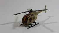 Unknown Brand Military Helicopter Brown Die Cast Toy Aircraft Vehicle