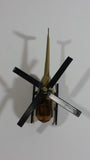 Unknown Brand Military Helicopter Brown Die Cast Toy Aircraft Vehicle