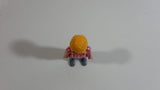 1992 Geobra Playmobil Blonde Woman "Campesina" Jeans and Red/White Plaid Top 3" Tall Toy Figure