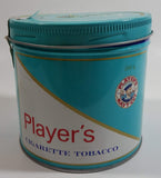 Vintage 1980s Player's Navy Cut Cigarette Tobacco 200g Blue Tin Can