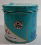 Vintage 1980s Player's Navy Cut Cigarette Tobacco 200g Blue Tin Can