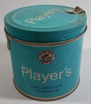 Vintage Early 1970s Player's Navy Cut Cigarette Tobacco 200g Blue Tin Can