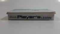 Smooth Player's Light Tobacco Traditional Taste White Tin Hinged Metal Smoke Cigarette Pack