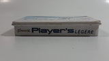Smooth Player's Light Tobacco Traditional Taste White Tin Hinged Metal Smoke Cigarette Pack