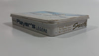 Smooth Player's Light Tobacco Traditional Taste White Tin Hinged Metal Smoke Cigarette Pack