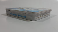 Smooth Player's Light Tobacco Traditional Taste White Tin Hinged Metal Smoke Cigarette Pack
