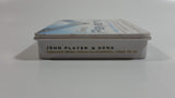 Smooth Player's Light Tobacco Traditional Taste White Tin Hinged Metal Smoke Cigarette Pack