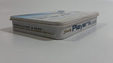 Smooth Player's Light Tobacco Traditional Taste White Tin Hinged Metal Smoke Cigarette Pack