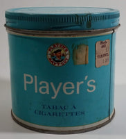 Vintage Early 1970s Player's Navy Cut Cigarette Tobacco 200g Blue Tin Can