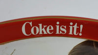 Vintage 1982 Coca-Cola Coke is it! Enjoy Coke Kim Christmas Tray Canadian Edition Metal Beverage Serving Tray