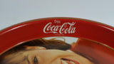 Vintage 1982 Coca-Cola Coke is it! Enjoy Coke Kim Christmas Tray Canadian Edition Metal Beverage Serving Tray