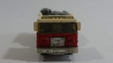 2013 Matchbox MBX Heroic Rescue Pierce Fire Engine Red and White Die Cast Toy Car Vehicle