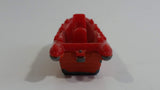 2003 Matchbox Beach Patrol White-Water Raft Boat Red and Orange Die Cast Toy Car Vehicle