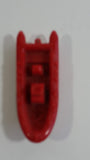 2003 Matchbox Beach Patrol White-Water Raft Boat Red and Orange Die Cast Toy Car Vehicle