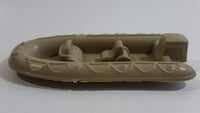 Unknown Brand Inflatable Style 5" Long Brown Plastic Sportsmen Fishing Boat