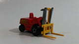 1972 Lesney Products Matchbox Red Yellow Superfast No. 15 Fork Lift Truck Toy Car Warehouse Yard Machinery Vehicle