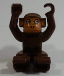 1990-2002 Lego Duplo Brown Monkey Plastic Toy Zoo Animal Figure