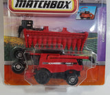 2010 Matchbox Case IH Combine Harvester 7088 AF8 Axial Flow Red Die Cast Toy Car Farm Vehicle New in Package