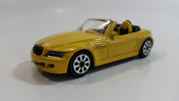 Burago Street Fire No. 4179 BMW M Roadster Yellow 1/43 Scale Die Cast Toy Car Vehicle New in Box