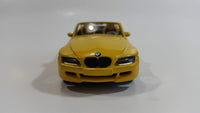 Burago Street Fire No. 4179 BMW M Roadster Yellow 1/43 Scale Die Cast Toy Car Vehicle New in Box