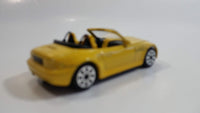 Burago Street Fire No. 4179 BMW M Roadster Yellow 1/43 Scale Die Cast Toy Car Vehicle New in Box