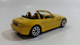 Burago Street Fire No. 4179 BMW M Roadster Yellow 1/43 Scale Die Cast Toy Car Vehicle New in Box