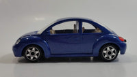 Burago Street Fire No. 4172 Volkswagen New Beetle Blue 1/43 Scale Die Cast Toy Car Vehicle New in Box