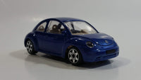 Burago Street Fire No. 4172 Volkswagen New Beetle Blue 1/43 Scale Die Cast Toy Car Vehicle New in Box